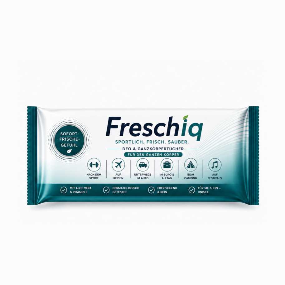 Freschiq Körperpflegetücher – einzeln verpackte Tücher