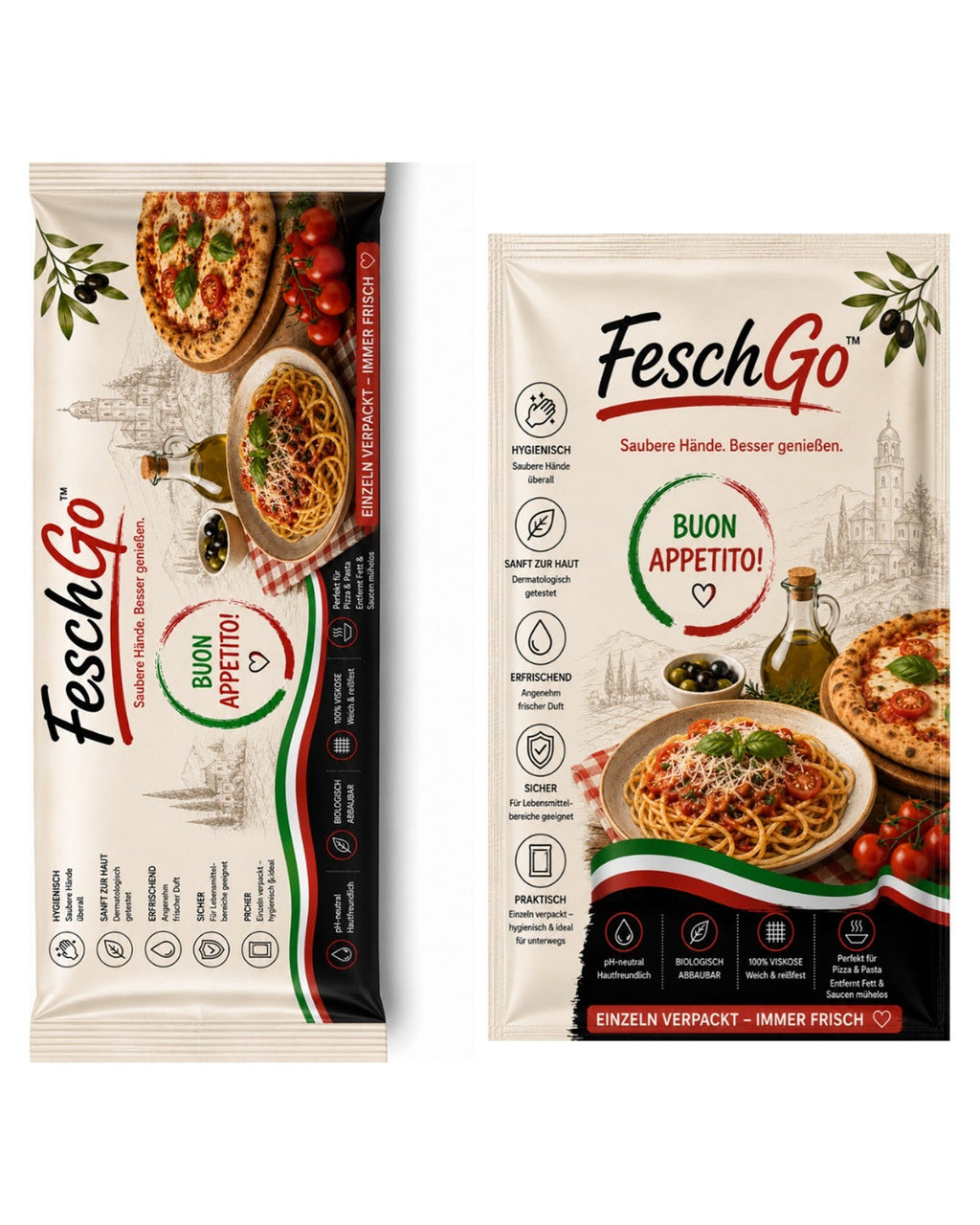 FeschGo – Italienische Küche – beide Ausführungen