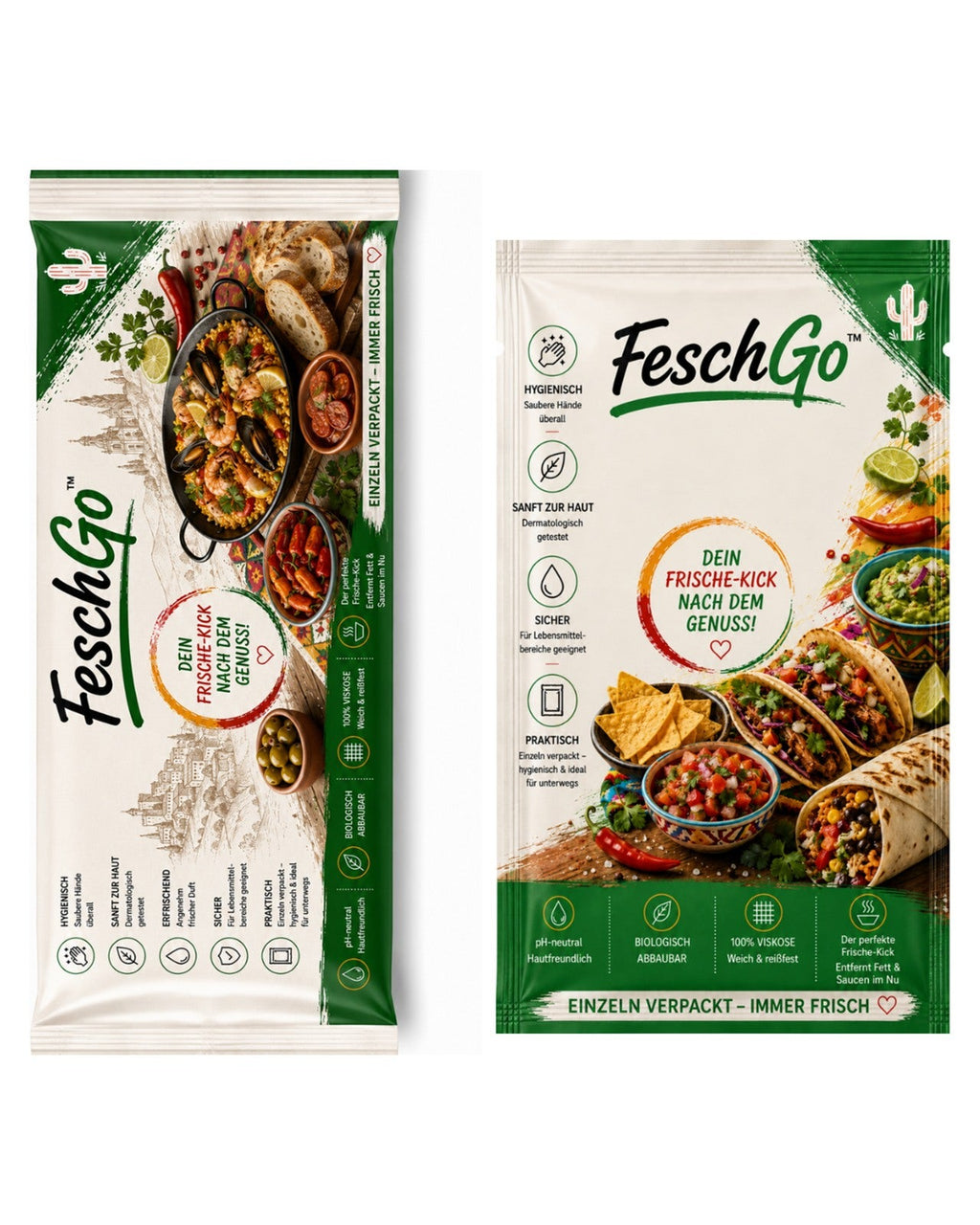 FeschGo – Latino-Kulinarik – beide Ausführungen