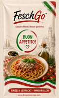 FeschGo Italienisch - gefaltetes Erfrischungstuch im Einzelsachet